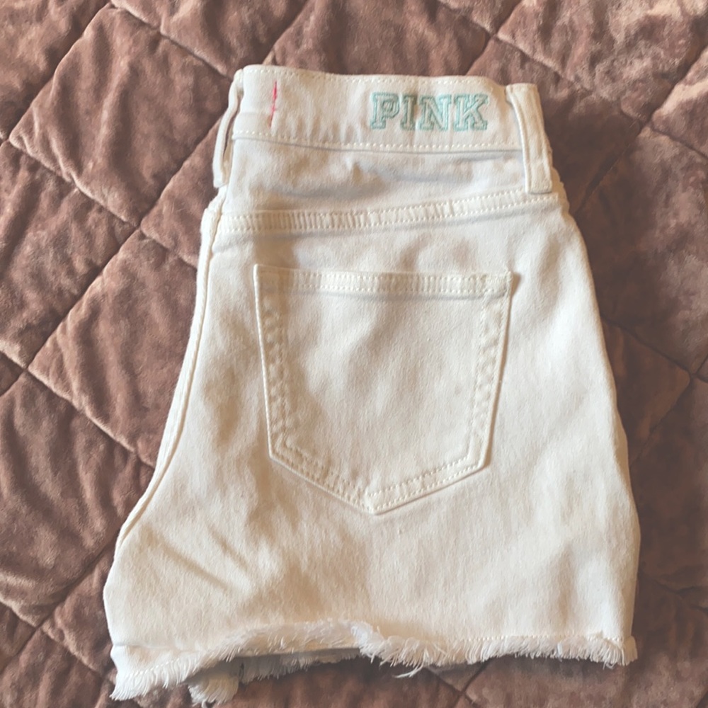 White Pink brand cut off shorts